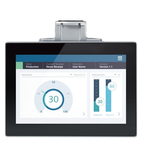 SIEMENS - SIMATIC HMI MTP1200 Unified Comfort PRO Neutral Front Vorbereitet für Tragarm...