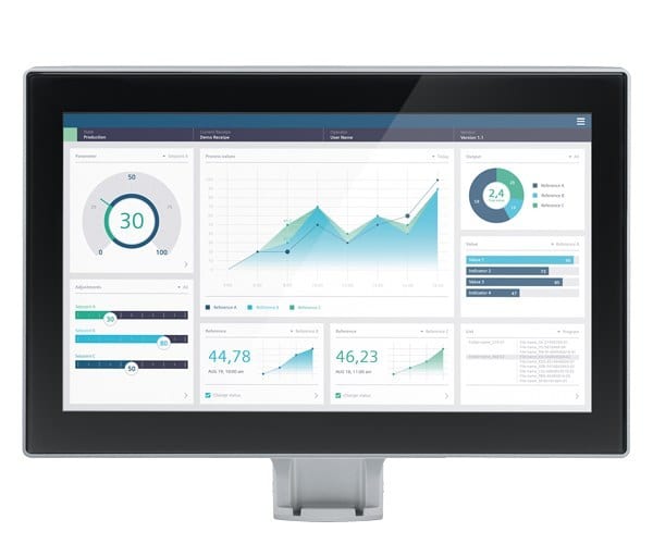 SIEMENS - SIMATIC HMI MTP1500 Unified Comfort PRO Neutral Front Vorbereitet für Standfu...