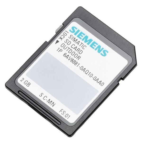 SIEMENS - SIMATIC HMI SD-Speicherkarte 2 GB, Out- und Indoor TIA Portal V16 oder höher