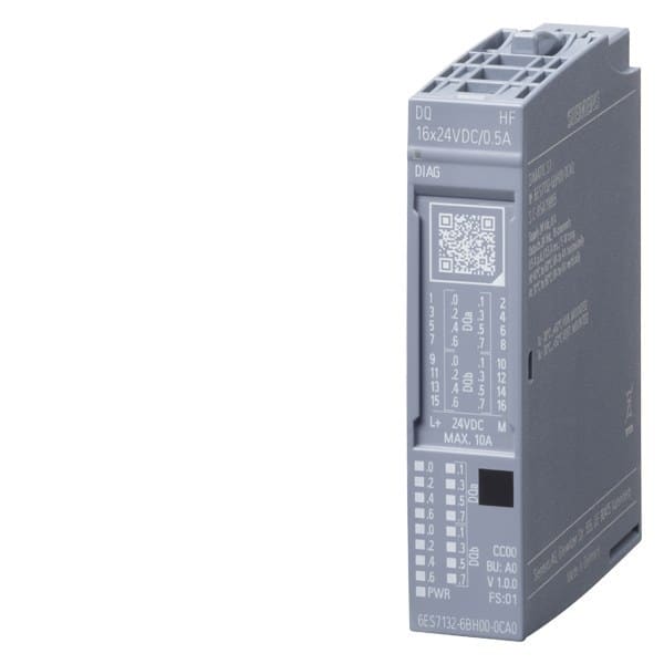 SIEMENS - SIMATIC ET 200SP DQ 16x24VDC/0,5A HF VPE 1
