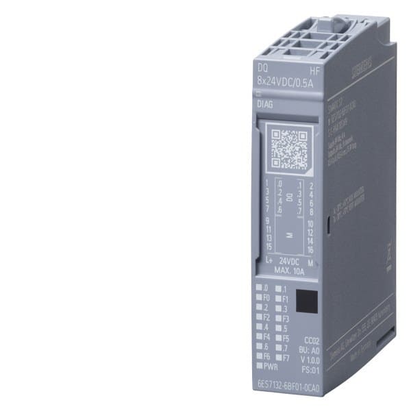 SIEMENS - SIMATIC ET 200SP DQ 8x24VDC/0,5A HF VPE 1