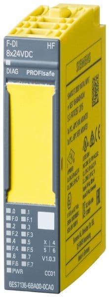 SIEMENS - SIPLUS ET 200SP F-DI 8x24VDC HF -40 ... +70 °C based on 6ES7136-6BA01-0CA0