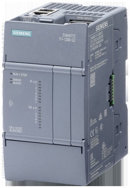 SIEMENS - SIMATIC S7-1200 G2 CPU 1212FC DC/DC/Relay 8DI/6DO