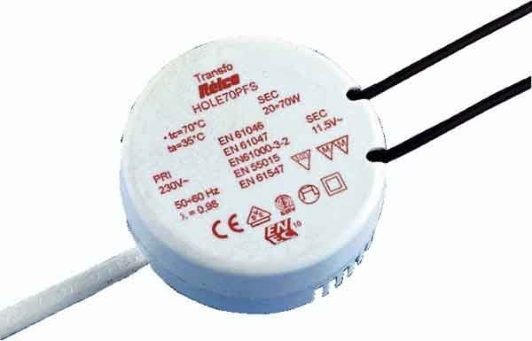 RELCO - Trafo Elektr. 20-70W D53xH22