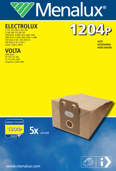 MENALUX - Staubsäcke für Electrolux/Volta (5Stk.)