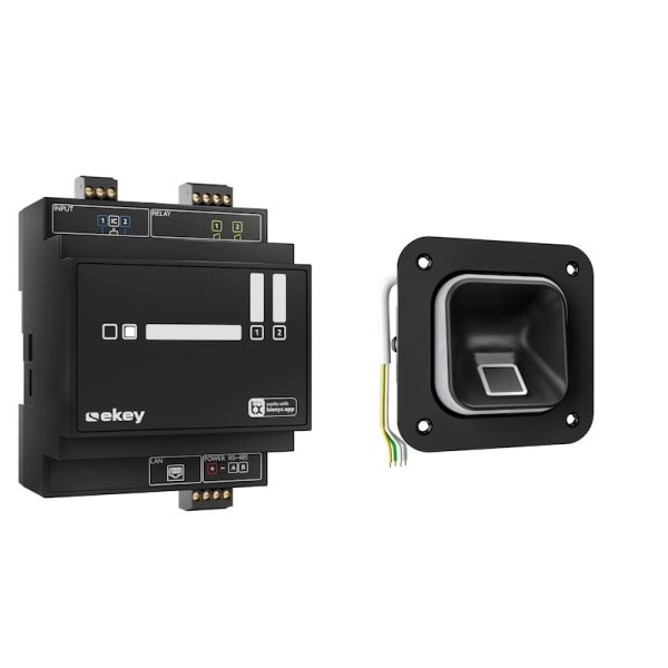 EKEY - ekey sLine Fingerprintset in Schwarz