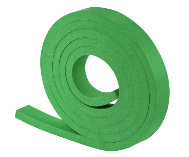 GLEN DIMPLEX - Elastischer Dämmstreifen,12mm,2.5m,grün