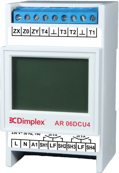 GLEN DIMPLEX - Universal DC-Fußbodenaufladeregler 4-Heizkreise V06
