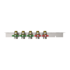 GLEN DIMPLEX - Kugelhahnschiene mit 5 Kugelhähnen für TWES HY+