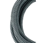 BAILEY - Textilkabel 2C 3M Schwarz/Weiß