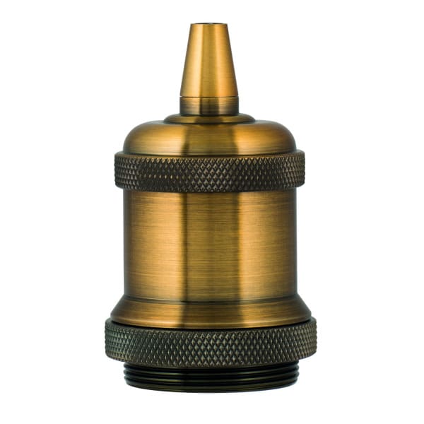 BAILEY - Retro Fassung Alu E27 Gold Antique