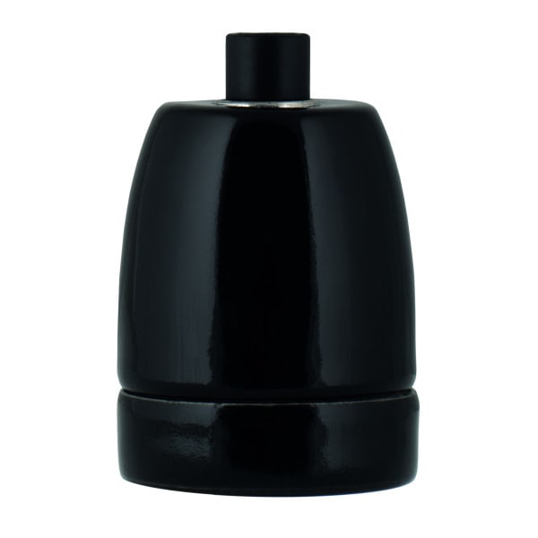 BAILEY - Fassung Porzellan E27 Schwarz