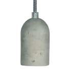 BAILEY - Beton Fassung E27 + 1.5m Textilkabel Schwarz/Weiß