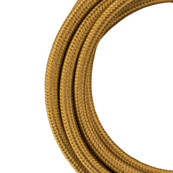 BAILEY - Textilkabel 2C 3M Metallic Gold