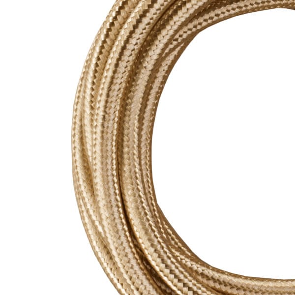 BAILEY - Textilkabel 2C 3M Metallic Champagne