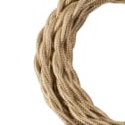 BAILEY - Textilkabel Gedreht 2C 3M Metallic Champagne