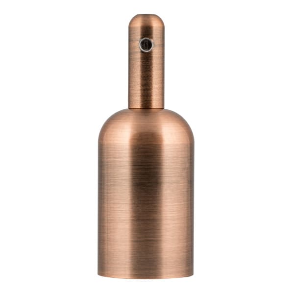 BAILEY - Fassung Alu Flasche E27 Kopfer Antik