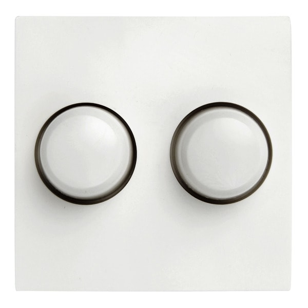 BAILEY - Tradim 03811 Cover+buttons (duo) Berker S1 White
