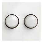 BAILEY - Tradim 03811 Cover+buttons (duo) Berker S1 White