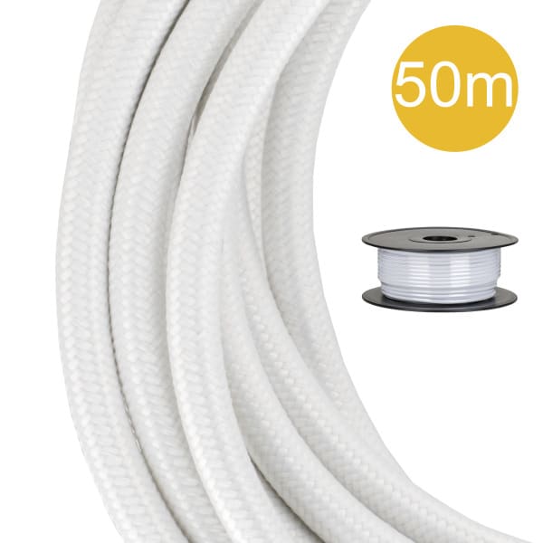 BAILEY - Textilkabel 2C 50M Weiß