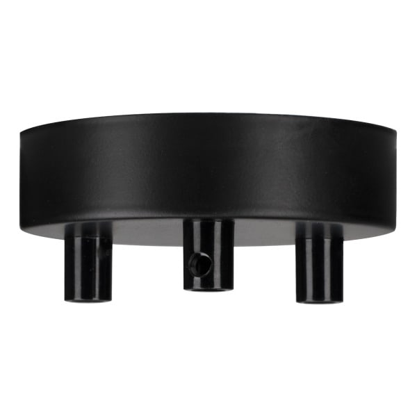 BAILEY - Deckendose Metall Schwarz Multikabel 3