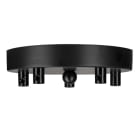BAILEY - Deckendose Metall Schwarz Multikabel 5