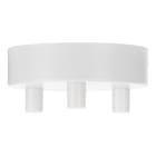 BAILEY - Deckendose Metall Weiß Multikabel 3