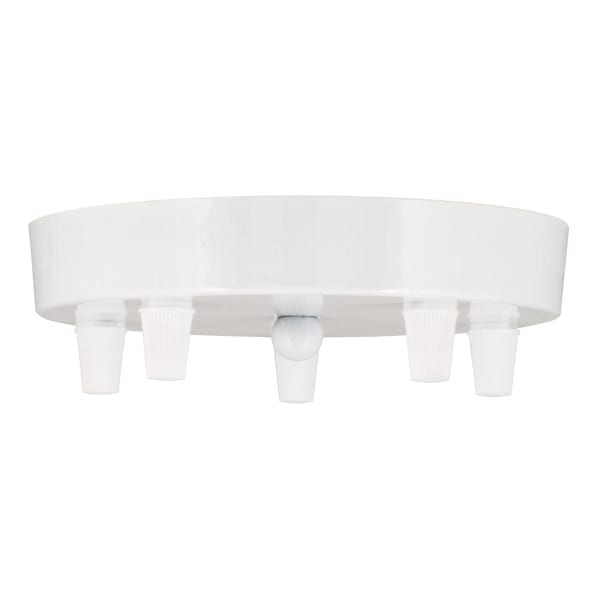 BAILEY - Deckendose Metall Weiß Multikabel 5