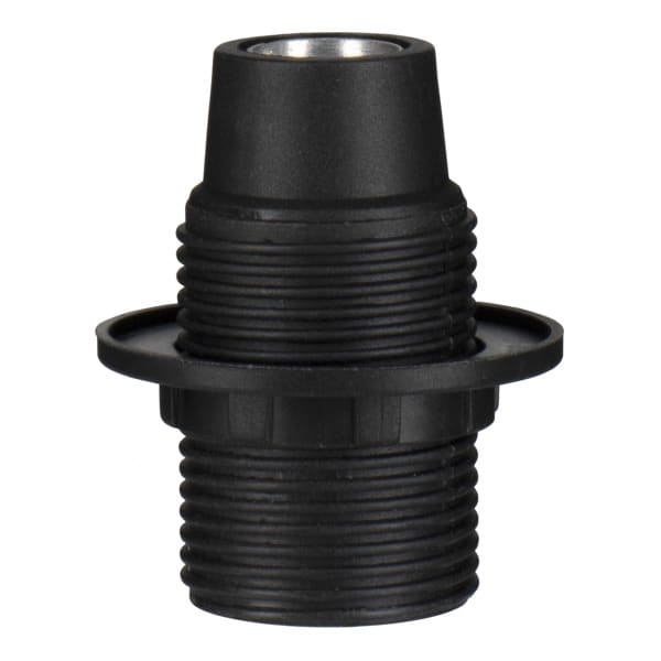 BAILEY - Fassung E14 TP Außengewinde + Ring Schwarz