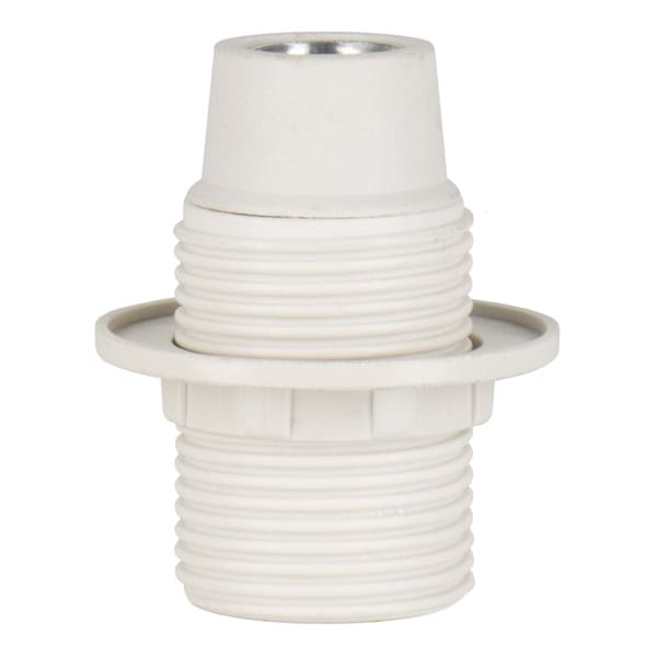 BAILEY - Fassung E14 TP Außengewinde + Ring Weiß