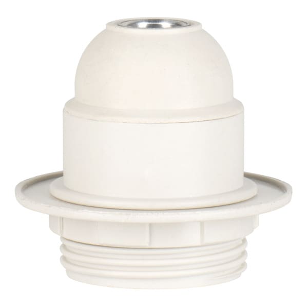 BAILEY - Fassung E27 TP Teilgewinde + Ring Weiß
