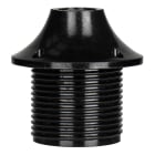 BAILEY - Fassung E27 Gewinde+Kappe Schwarz