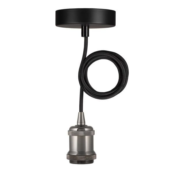 BAILEY - Pendelleuchte Oslo E27 Schwarz 1.5M 2C Schwarz