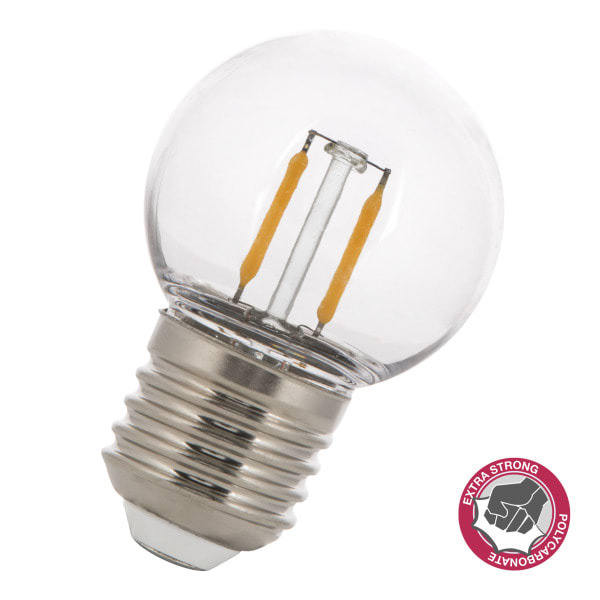 BAILEY - LED FIL Safe G45 E27 2W (19W) 180lm 827 PC Klar