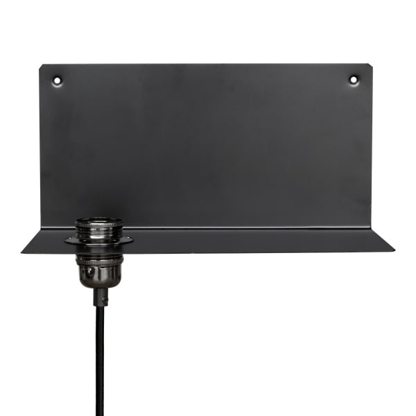 BAILEY - Wall Ledge Metall E27 Schwarz