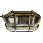 BAILEY - Ovalleuchte AHOI E27 Alu Bronze Oval IP64 Bulkhead