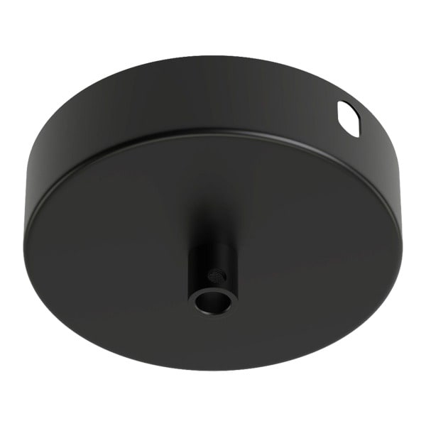 CALEX - Ceiling Cup Metal Satin Black 1 hole dia 100mm
