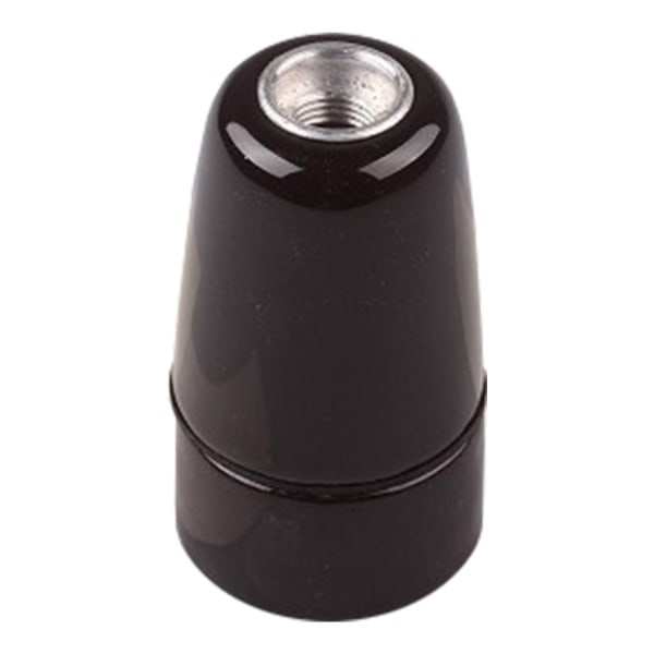 BAILEY - Lampenfassung Porzellan E14 Schwarz