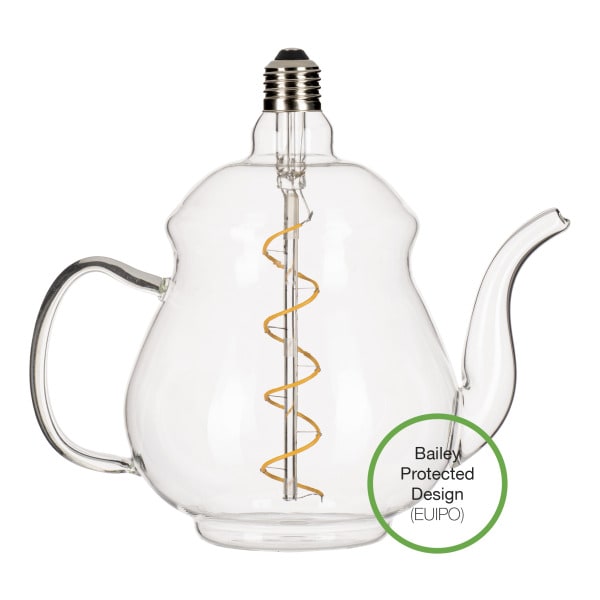 BAILEY - LED Teekanne Earl E27 DIM 4W 240lm 922 Klar