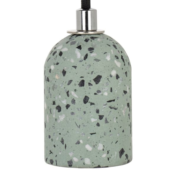 BAILEY - Pendelleuchte E27 Terrazzo Grün 1.5M 2C Schwarz