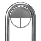DEFA - 105380 Arc Pole 1050 with plate short Single/Double Verzinkt