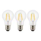 BAILEY - EcoPack 3Stk LED FIL A60 E27 6W (60W) 806lm 827 Klar