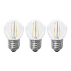 BAILEY - EcoPack 3Stk LED FIL G45 E27 2W (22W) 220lm 827 Klar
