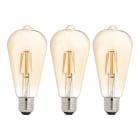 BAILEY - EcoPack 3Stk LED FIL ST64 E27 4W (29W) 300lm 822 Gold