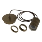 CALEX - Retro Pendant 1X2M Antique Bronze E27