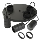 CALEX - Retro Pendant Round 3X2M Industrial Black E27