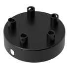 CALEX - Ceiling Cup Metal Satin Black 5 holes dia 100mm