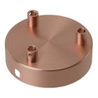 CALEX - Ceiling Cup Metal Satin Copper 3 holes dia 100mm