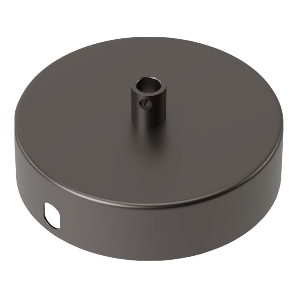 CALEX - Ceiling Cup Metal Satin Pearl Black 1 hole dia 100mm