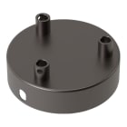 CALEX - Ceiling Cup Metal Satin Pearl Black 3 holes dia 100mm